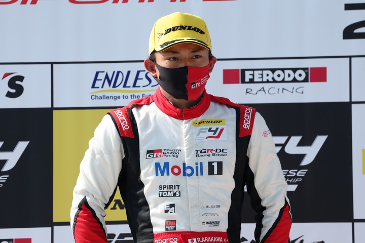 決勝2位の荒川麟（TGR-DC Racing School）