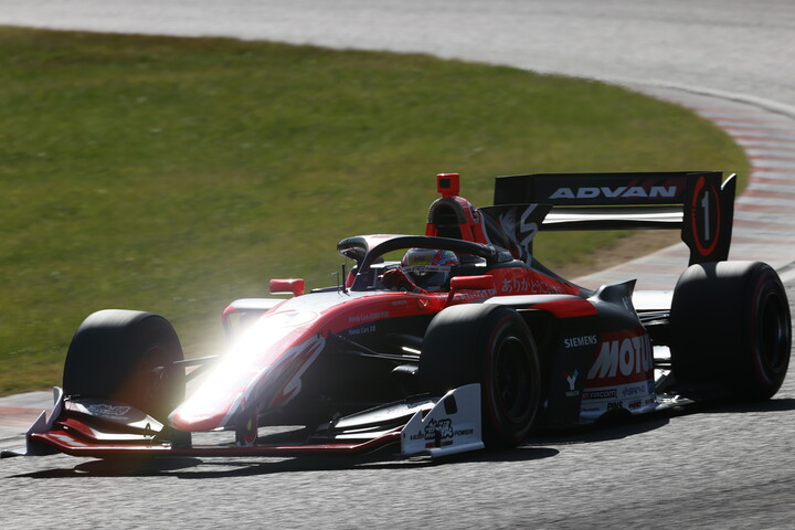 ポールポジションの野尻智紀（TEAM MUGEN MOTUL SF19）