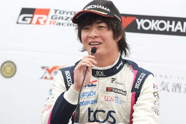 予選記者会見：3位の大湯都史樹（TCS NAKAJIMA RACING）