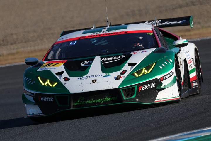 GT300クラス決勝2位はBamboo AirwaysランボルギーニGT3（松浦孝亮／坂口夏月）