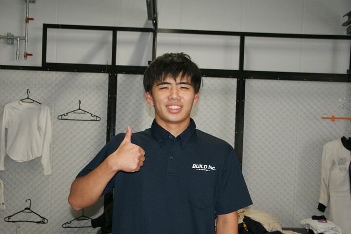 ポールポジションの田上蒼竜（AsカンパニーZAP 10V ED）