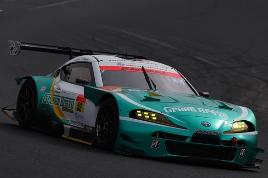 公式テスト岡山3回目: GT300クラストップタイムは埼玉トヨペット Green Brave（吉田広樹／川合孝汰）