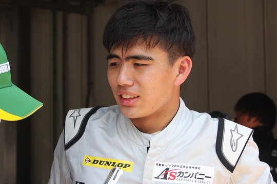 ポールポジションの田上蒼竜(AsカンパニーZAP ED) ポールポジションの田上蒼竜(AsカンパニーZAP ED)