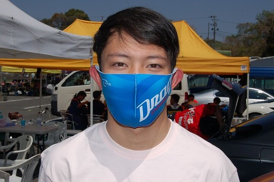 ポールポジションを獲得した清水啓伸(Drago CORSE) ポールポジションを獲得した清水啓伸(Drago CORSE)