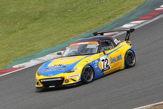 ウォームアップ: ST-5クラストップタイムはOHLINS Roadster NATS