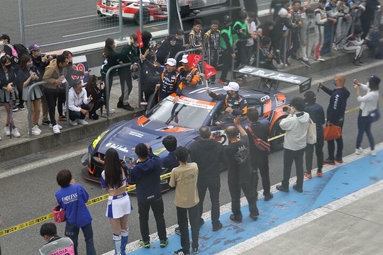 優勝したST-Xクラスの62号車HELM MOTORSPORTS GTR GT3（HELM MOTORSPORTS）
