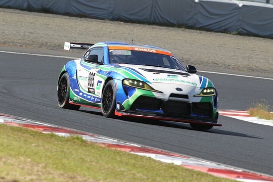グループ1、ST-Zクラスポールポジションは885号車シェイドレーシングGR SUPRA GT4(HIRO HAYASHI/平中克幸/清水英志郎) グループ1、ST-Zクラスポールポジションは885号車シェイドレーシングGR SUPRA GT4(HIRO HAYASHI/平中克幸/清水英志郎)