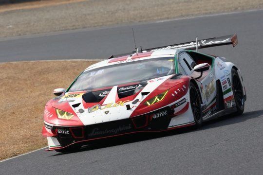 公式テスト岡山4回目：GT300クラス2位はJLOC Lamborghini GT3（小暮卓史／元嶋佑弥）