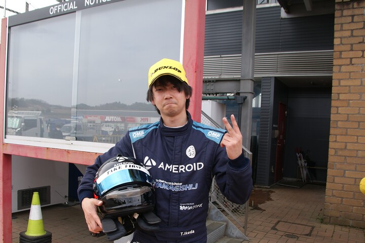 優勝した池田拓馬（テイクファースト&アメロイド）