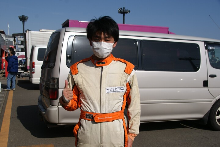 ポールポジションの椎橋祐介（FGウインズNMSP KKSII）