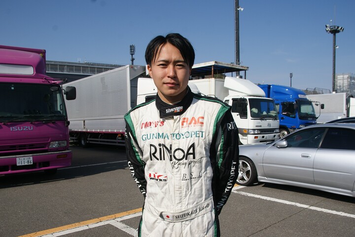 予選4位の内田涼風（群馬トヨペットTeam RiNoA ED）