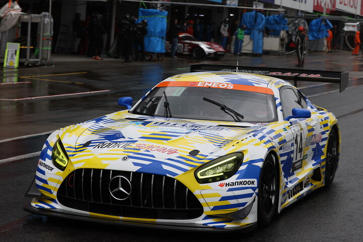 ST-Xクラス予選2位は14号車中升ROOKIE AMG GT3（鵜飼龍太／蒲生尚弥／平良響／片岡龍也）
