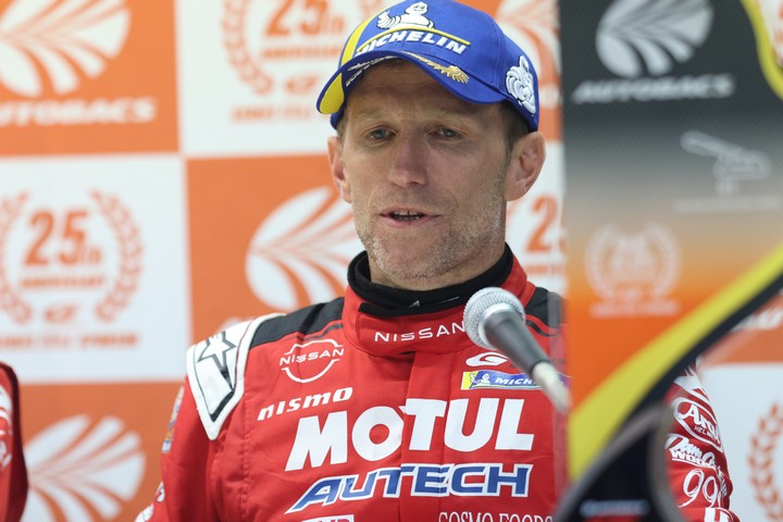 決勝記者会見：GT500クラスで優勝したロニー・クインタレッリ（NISMO）