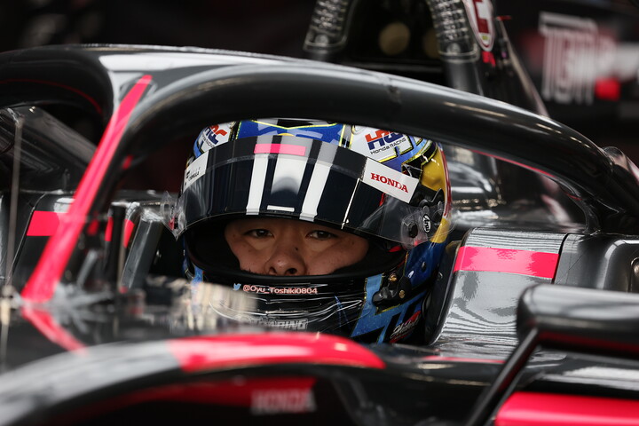 ポールポジションを獲得した大湯都史樹（TGM Grand Prix）