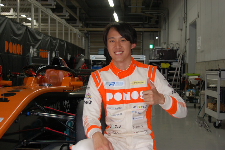 優勝した大木一輝（PONOS RACING）