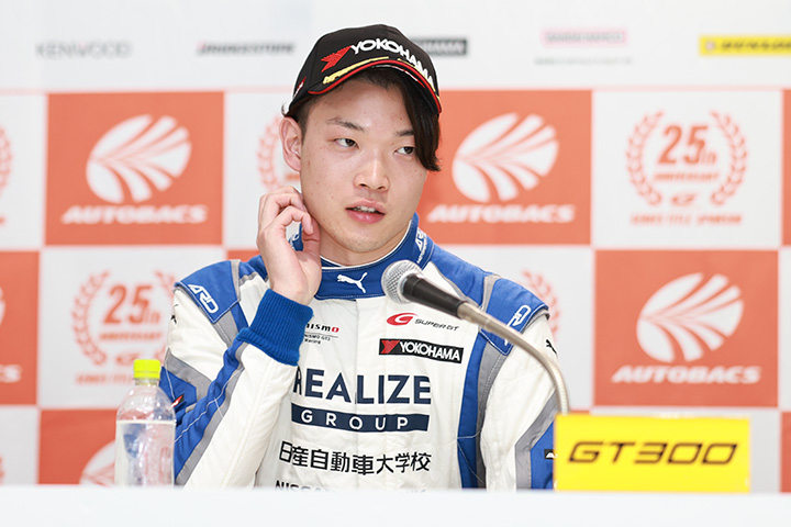 予選記者会見：GT300クラスポールポジションの名取鉄平（KONDO RACING）