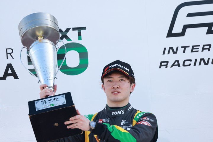 決勝2位の宮田莉朋（VANTELIN TEAM TOM’S）