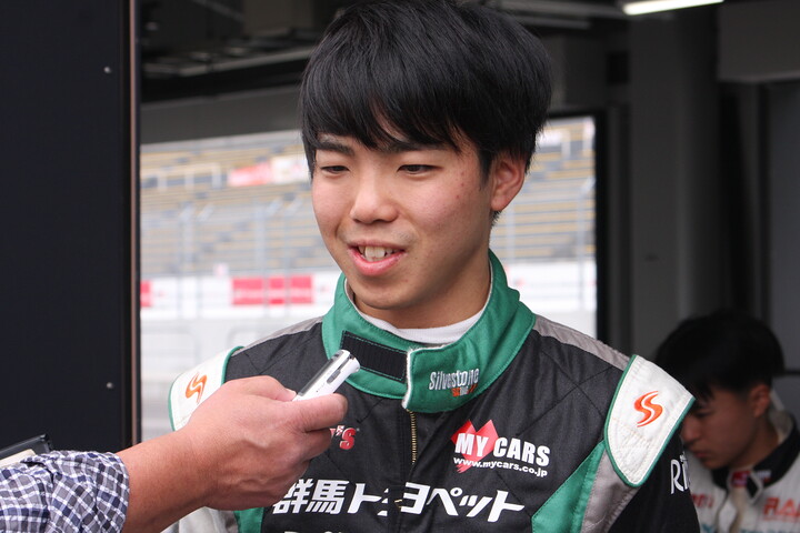 予選4位の池内比悠（群馬トヨペットTeam RiNoA ED）