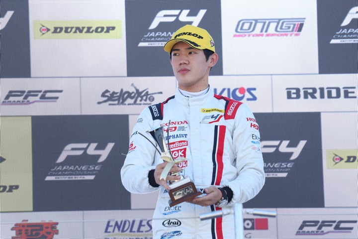 決勝3位の野村勇斗（Hondaフォーミュラ・ドリーム・プロジェクト）