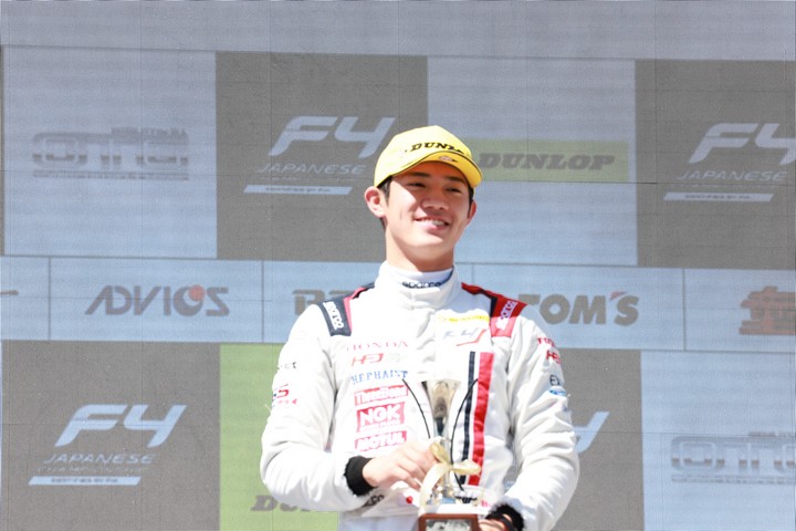 決勝3位の野村勇斗（Hondaフォーミュラ・ドリーム・プロジェクト）