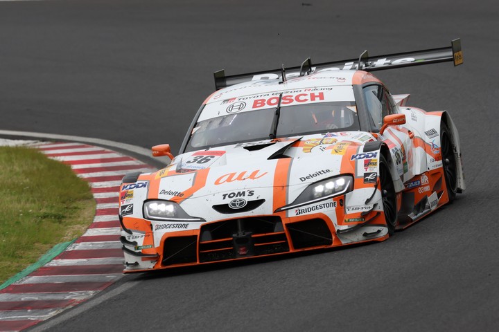 GT500クラス決勝2位はau TOM'S GR Supra（坪井翔／宮田莉朋）