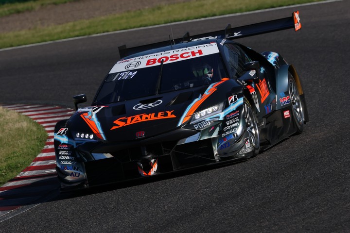 GT500クラス予選3位はSTANLEY NSX-GT（山本尚貴／牧野任祐）