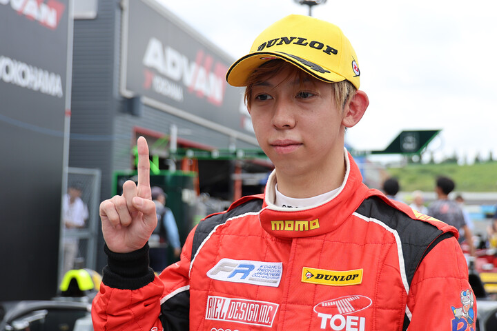 優勝した小川颯太（Bionic Jack Racing）