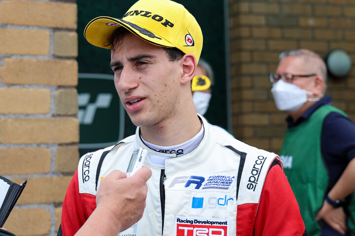 決勝2位のエンツォ・トゥルーリ（TOM'S FORMULA）