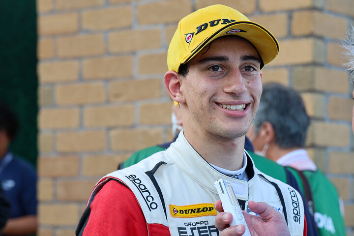 決勝3位のエンツォ・トゥルーリ（TOM'S FORMULA）