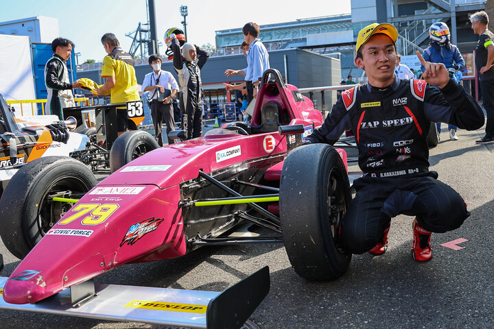 優勝した中澤凌（ZAP FOCS 10V ED）