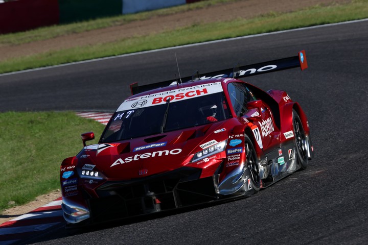 GT500クラス予選3位はAstemo NSX-GT（塚越広大／松下信治）