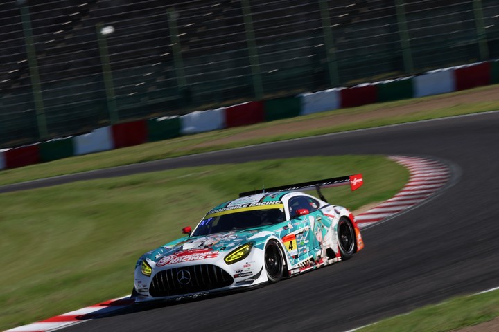 GT300クラス予選3位はグッドスマイル初音ミクAMG（谷口信輝／片岡龍也）