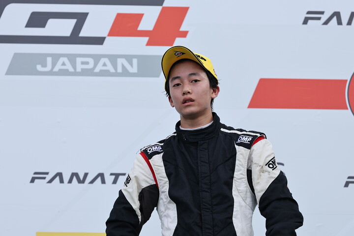 決勝3位の三浦柚貴（LAPSレヴレーシング）