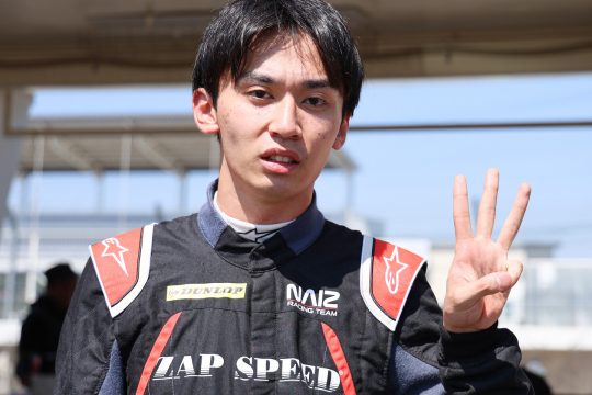 予選3位の中澤凌(ZAP FOCS 10V ED)