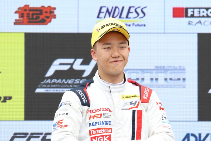 決勝2位の三井優介（Hondaフォーミュラ・ドリーム・プロジェクト）