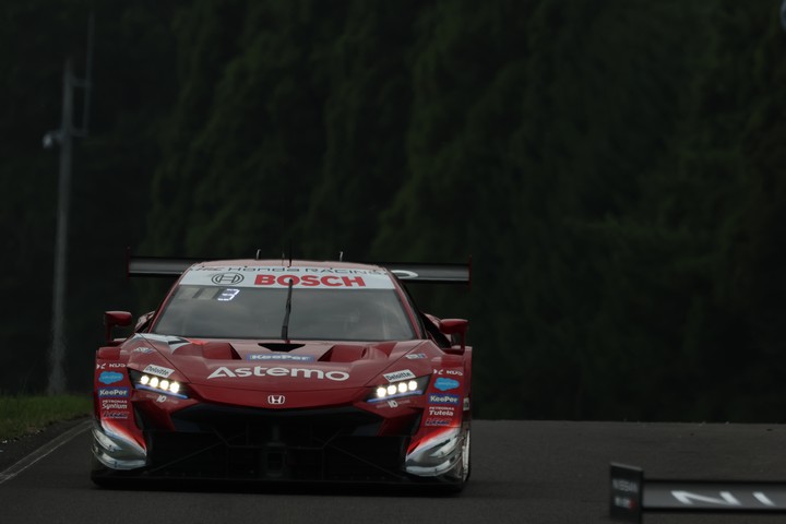 GT500クラス予選3位はAstemo NSX-GT（塚越広大／松下信治）