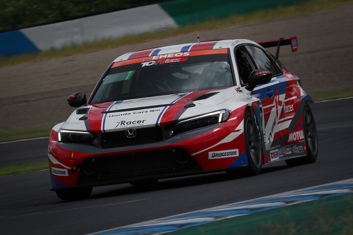 ST-TCRクラスポールポジションはRacer HFDP CIVIC（遠藤光博／中野信治／森山冬星）