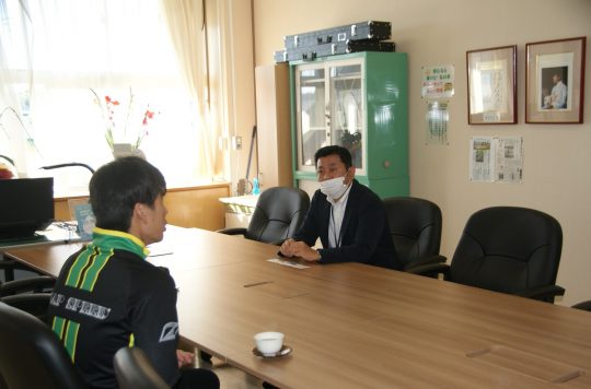 校長と面談