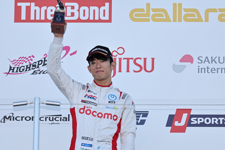 決勝3位の太田格之進（DOCOMO TEAM DANDELION RACING）