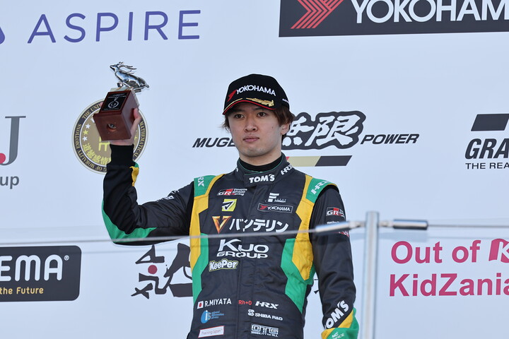 決勝2位の宮田莉朋（VANTELIN TEAM TOM’S）