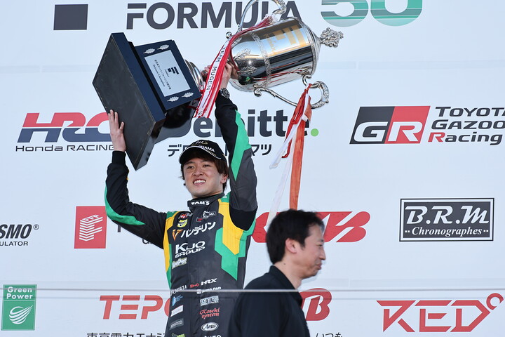 2023年チャンピオンの宮田莉朋（VANTELIN TEAM TOM’S）