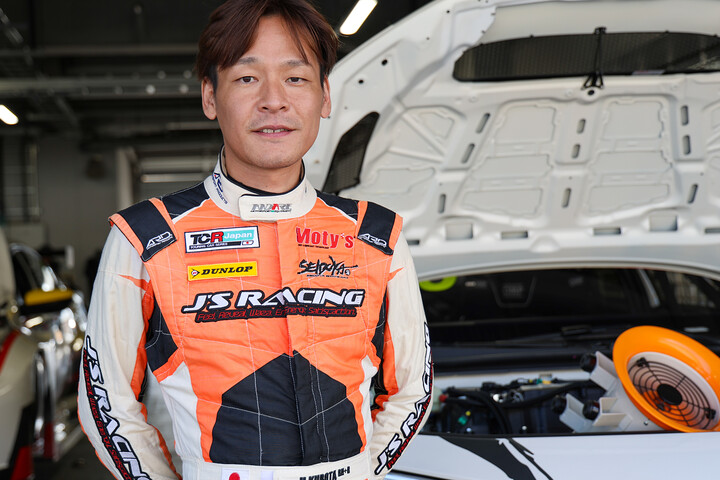 予選2位の久保田英夫（J'S RACING CIVIC TCR FL5）