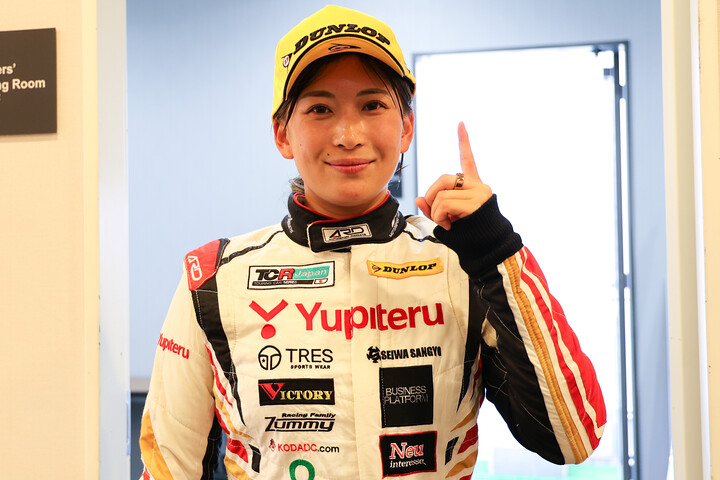 決勝2位の猪爪杏奈（羽衣6 DOME RACING）