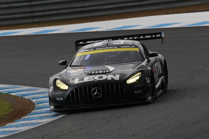 GT300クラス決勝2位はLEON PYRAMID AMG（蒲生尚弥／篠原拓朗）