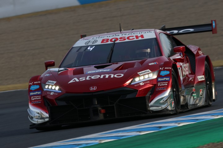 GT500クラス予選2位はAstemo NSX-GT（塚越広大／松下信治）