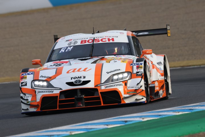 GT500クラス予選3位はau TOM'S GR Supra（坪井翔／宮田莉朋）