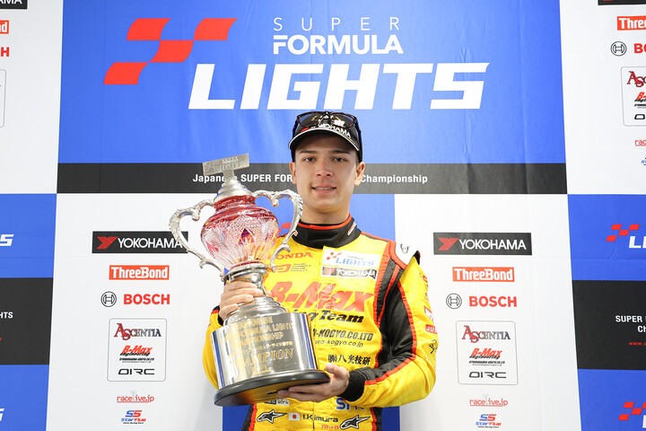 ドライバーズチャンピオン記者会見：木村偉織（B-MAX RACING TEAM）