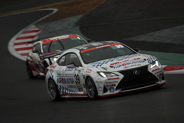 ST-3クラスポールポジションはエアバスターWINMAX RC350 TWS（眞田拓海／伊藤鷹志／岡田衛／藤田真哉）