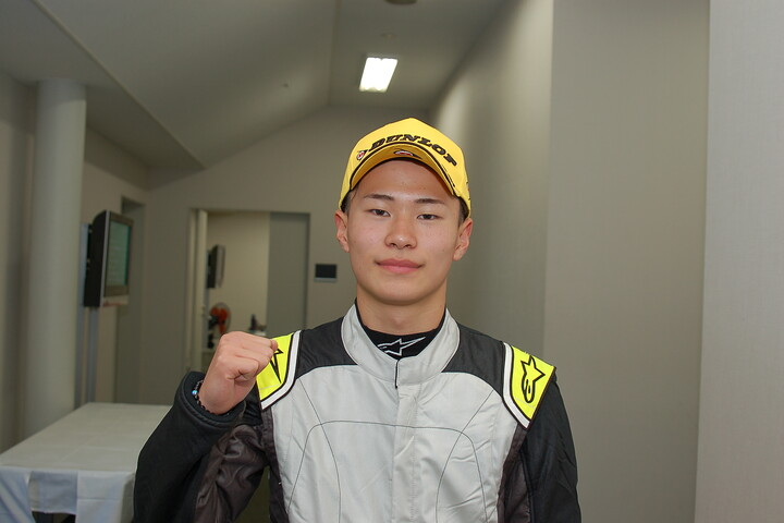 優勝した迫隆眞（EAGLE ERS S-FJ）