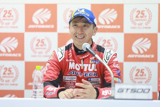 予選記者会見：GT500クラスでポールポジションを獲得した松田次生（NISMO）